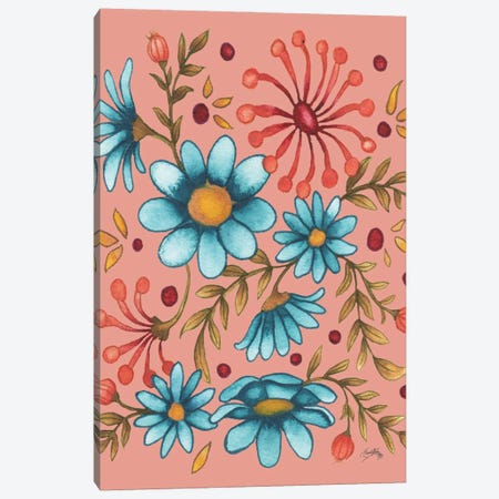 Spring and Floral II Canvas Print #EMD141} by Elizabeth Medley Canvas Print