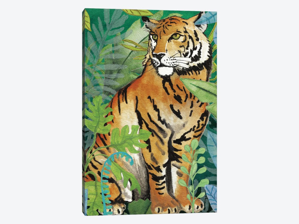 Tiger In The Jungle II by Elizabeth Medley 1-piece Art Print