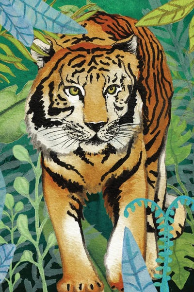 Elizabeth Medley: Tiger In The Jungle II by Elizabeth Medley