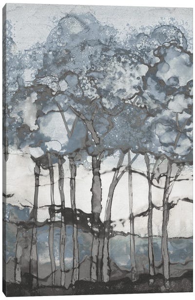 Watercolor Forest I Canvas Art Print - Elizabeth Medley