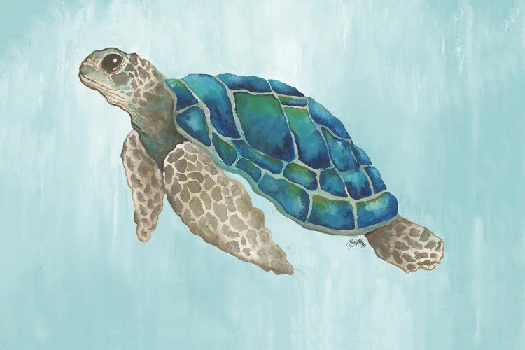 Watercolor Sea Turtle