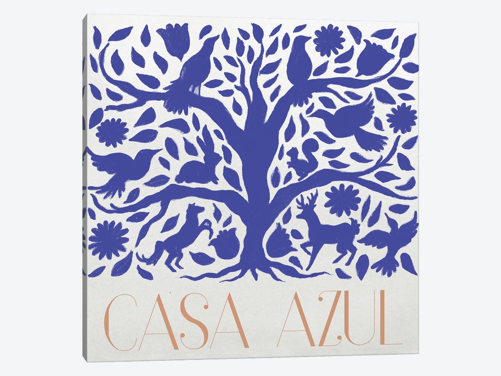 Casa Azul by Elizabeth Medley 1-piece Canvas Art Print