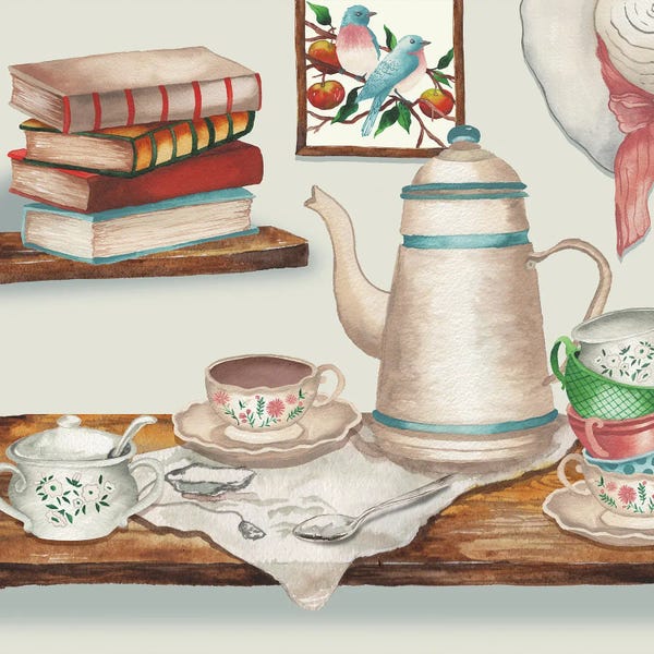 Books: Cottage Scene I by Elizabeth Medley