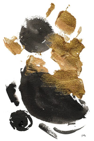 Golden Ways I by Elizabeth Medley multi panel art