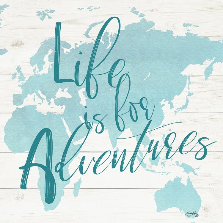 Adventure Map I by Elizabeth Medley wall art
