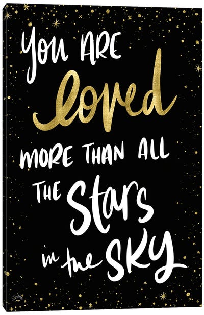 More Than All The Stars Canvas Art Print - Elizabeth Medley