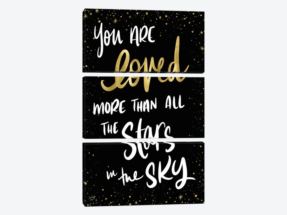 More Than All The Stars by Elizabeth Medley 3-piece Canvas Art Print