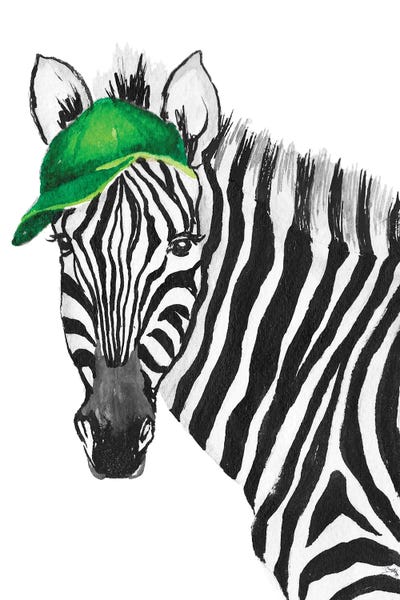 Zebras: Sporty Zebra by Elizabeth Medley