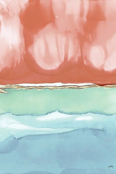 Elizabeth Medley: Warm Ink Abstract by Elizabeth Medley