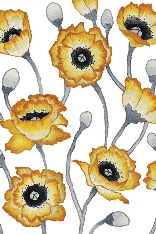 Yellow Peonies by Elizabeth Medley wall art