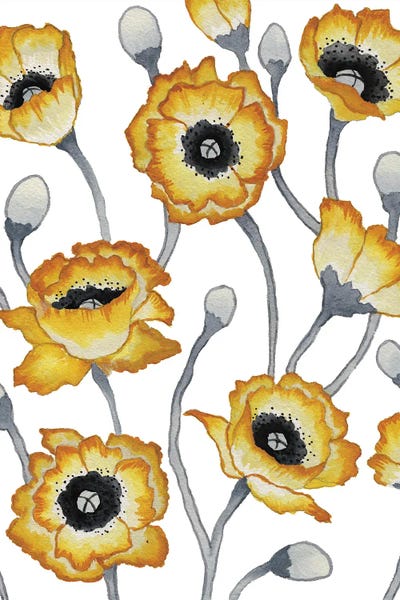 Elizabeth Medley: Yellow Peonies by Elizabeth Medley