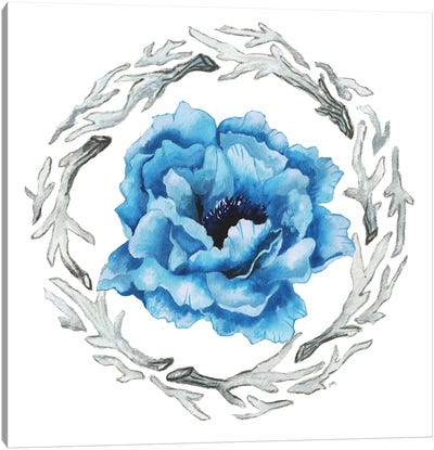 Blue Flower I Canvas Art Print