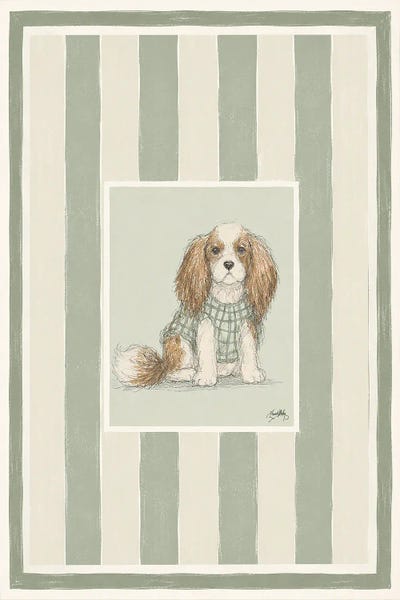 Elizabeth Medley: Scottie In Green by Elizabeth Medley