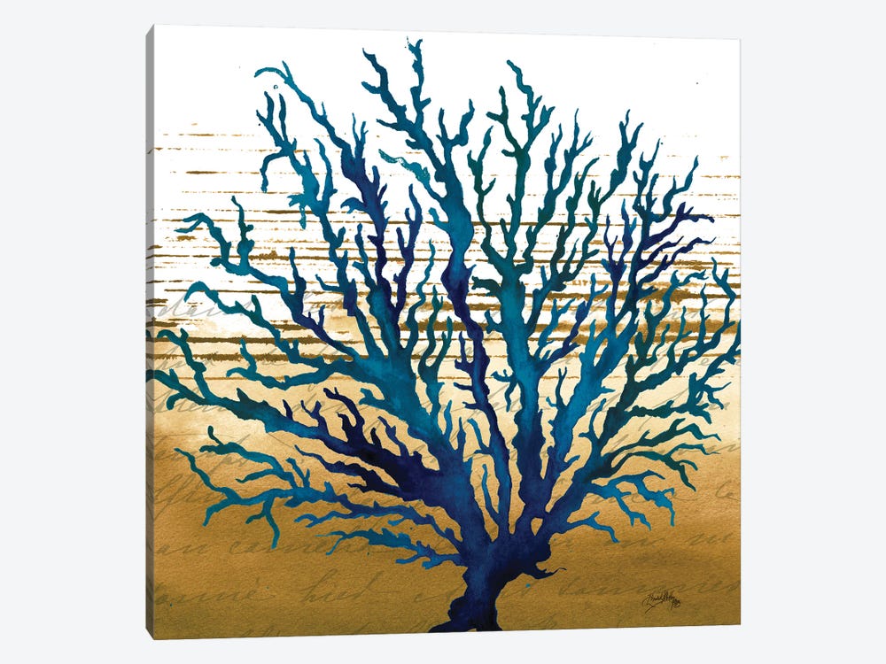 Coastal Blue II by Elizabeth Medley 1-piece Canvas Art