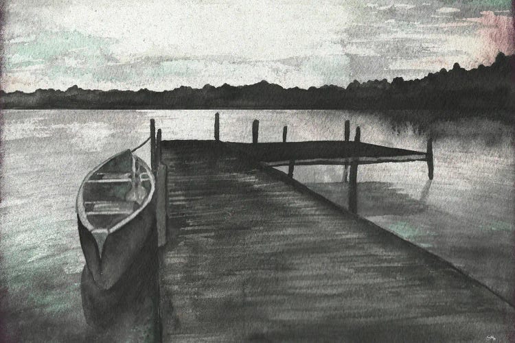 Gray Morning on the Lake by Elizabeth Medley wall art