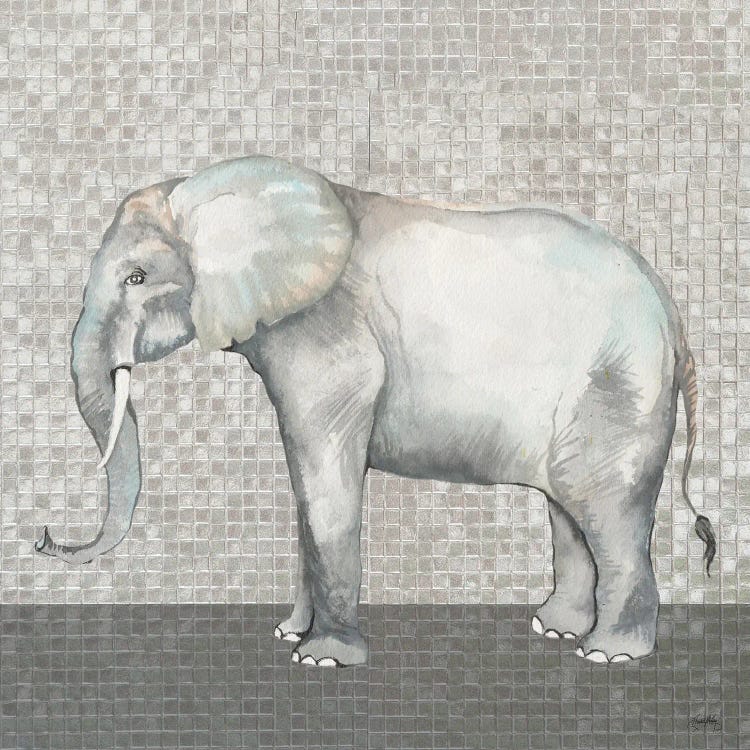 Introspective Elephant by Elizabeth Medley wall art