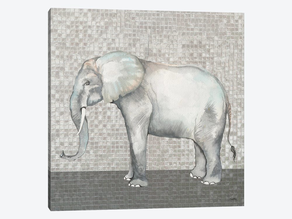 Introspective Elephant by Elizabeth Medley 1-piece Canvas Art