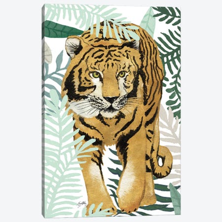 Jungle Tiger I Canvas Print #EMD41} by Elizabeth Medley Canvas Art