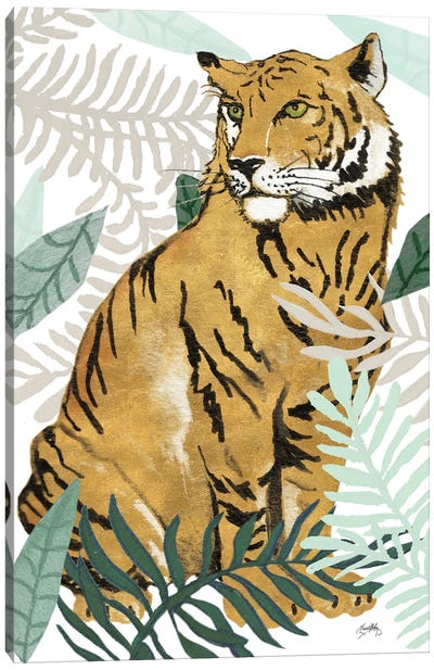 Jungle Tiger II Canvas Art Print - Elizabeth Medley