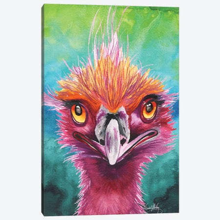 Emus of a Feather Canvas Print #EMD4} by Elizabeth Medley Canvas Art Print