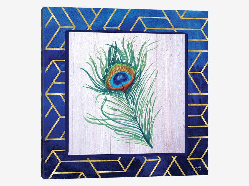 Peacock Feather II by Elizabeth Medley 1-piece Canvas Wall Art