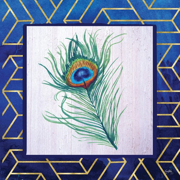 Elizabeth Medley: Peacock Feather II by Elizabeth Medley