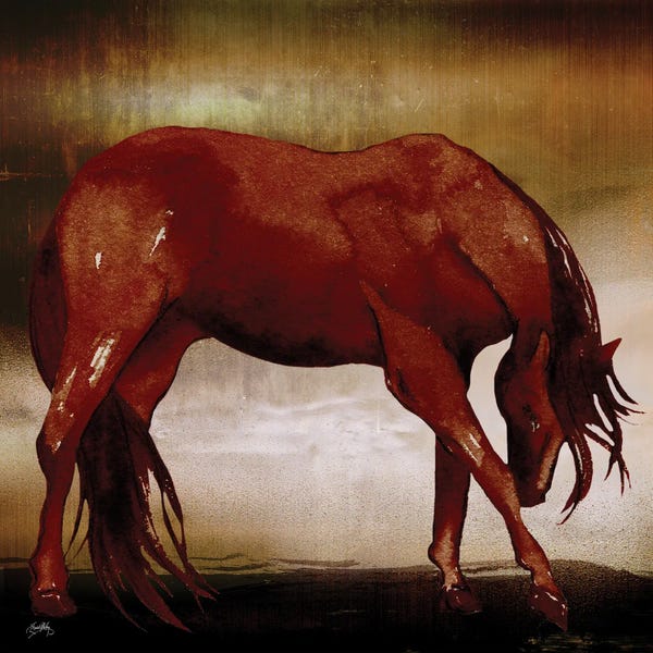 Elizabeth Medley: Red Horse I by Elizabeth Medley