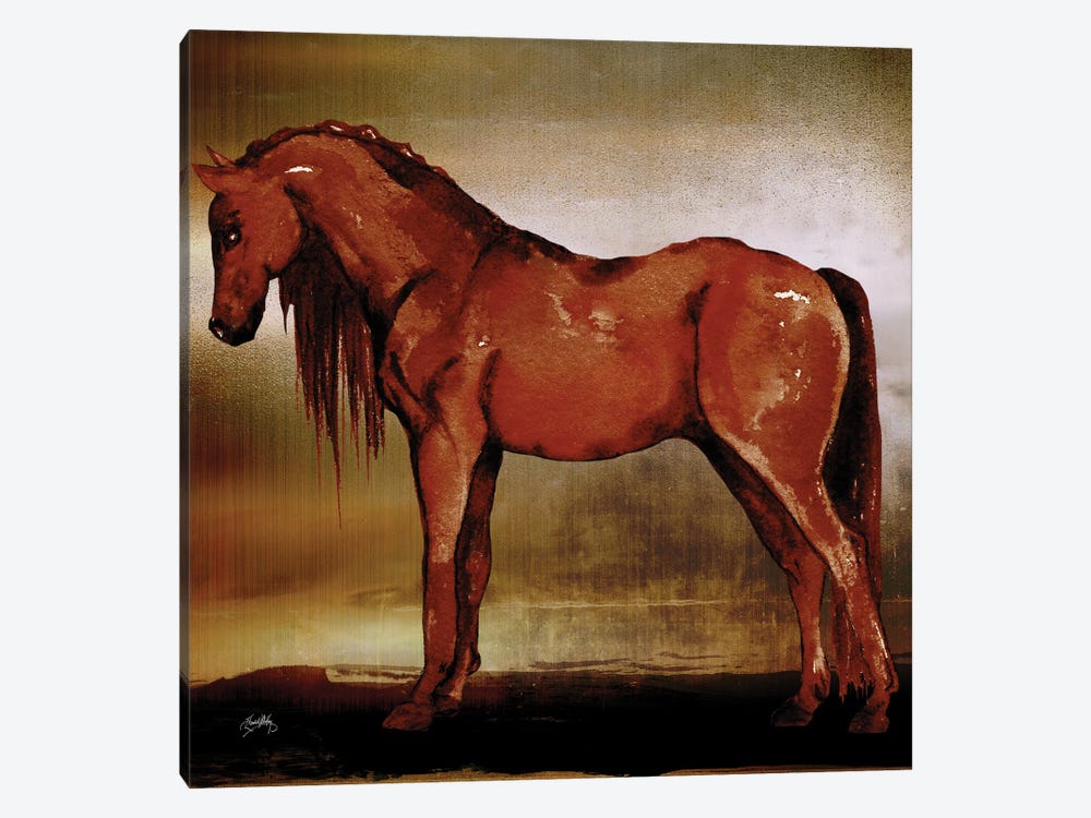 Red Horse II by Elizabeth Medley 1-piece Canvas Wall Art