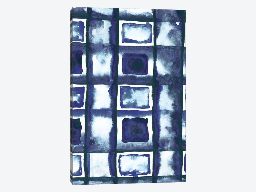 Shibori Box Pattern II by Elizabeth Medley 1-piece Canvas Artwork