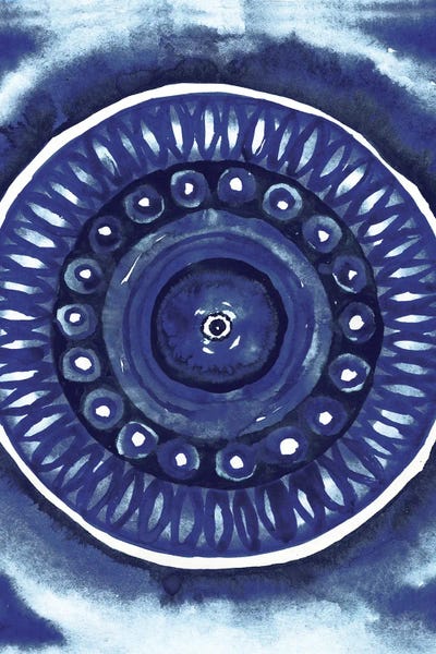 Elizabeth Medley: Shibori Circle II by Elizabeth Medley