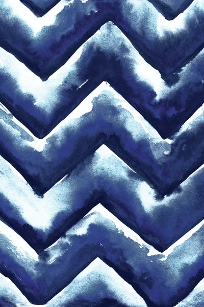 Chevron: Shibori Zig Zag by Elizabeth Medley