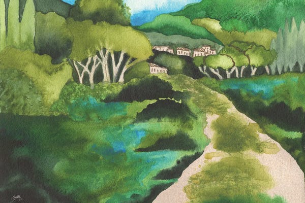 Elizabeth Medley: Small Village I by Elizabeth Medley
