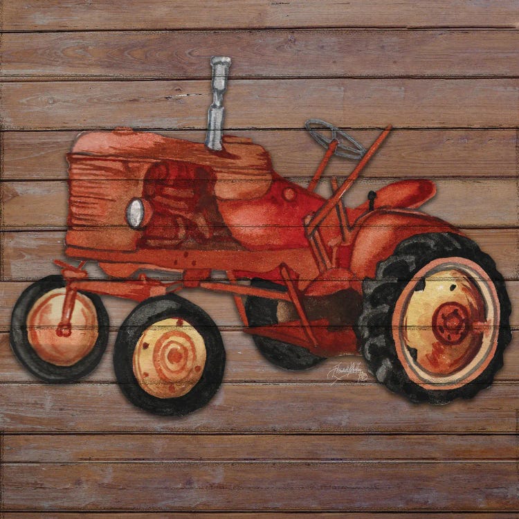 Tractor on Wood II