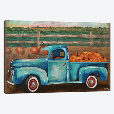 Truck Harvest I Canvas Print #EMD68} by Elizabeth Medley Canvas Art