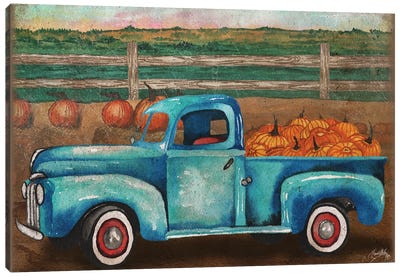 Truck Harvest I Canvas Art Print - Trucks