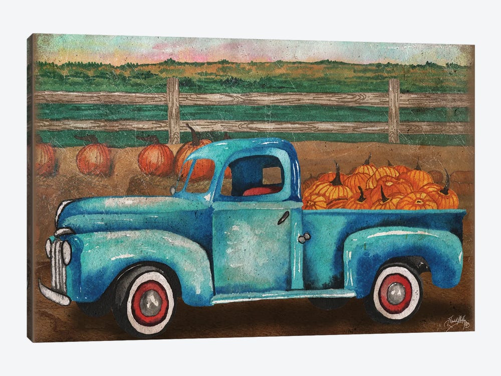 Truck Harvest I by Elizabeth Medley 1-piece Canvas Wall Art