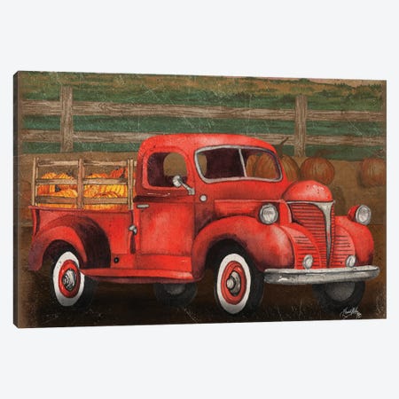 Truck Harvest III Canvas Print #EMD69} by Elizabeth Medley Canvas Artwork