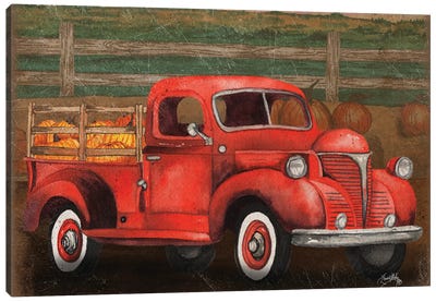 Truck Harvest III Canvas Art Print - Trucks