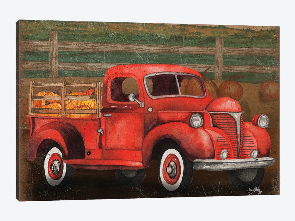 Truck Harvest III by Elizabeth Medley 1-piece Canvas Print