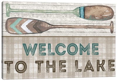 Welcome to the Lake Canvas Art Print - Elizabeth Medley