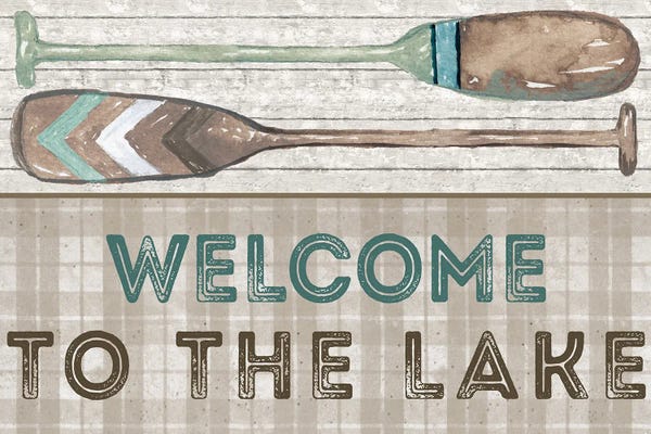 Typography: Welcome to the Lake by Elizabeth Medley