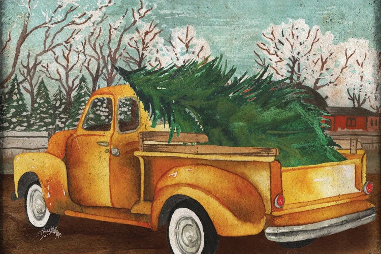 Yellow Truck and Tree III