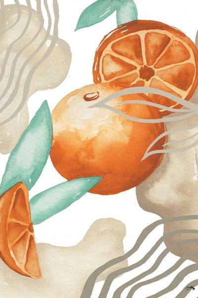 Elizabeth Medley: Art Deco Orange by Elizabeth Medley
