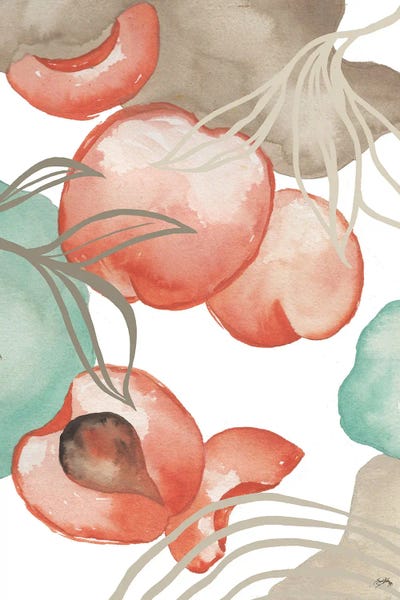 Art Deco: Art Deco Peach by Elizabeth Medley