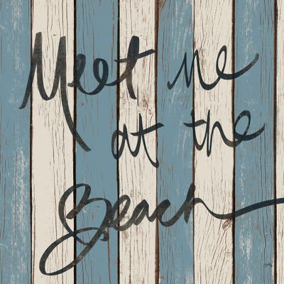 Beach Words II by Elizabeth Medley canvas print