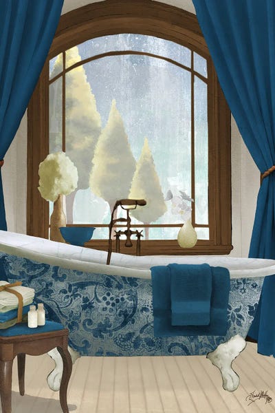 Windows: Blue View II by Elizabeth Medley