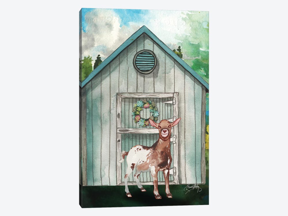 Goat Shed I by Elizabeth Medley 1-piece Canvas Print