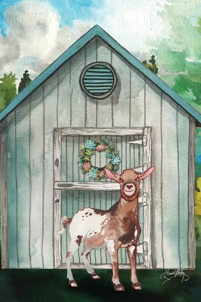 Goats: Goat Shed I by Elizabeth Medley