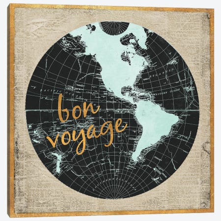 Bon Voyage World I Canvas Print #EMD80} by Elizabeth Medley Canvas Artwork