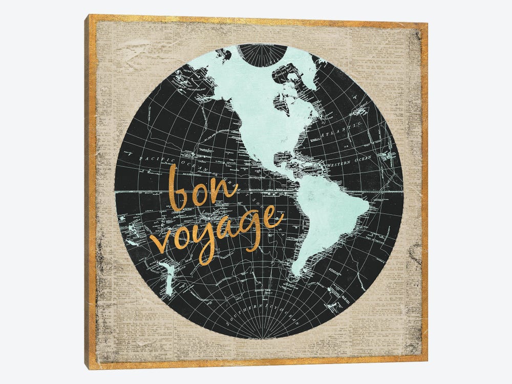 Bon Voyage World I by Elizabeth Medley 1-piece Canvas Wall Art